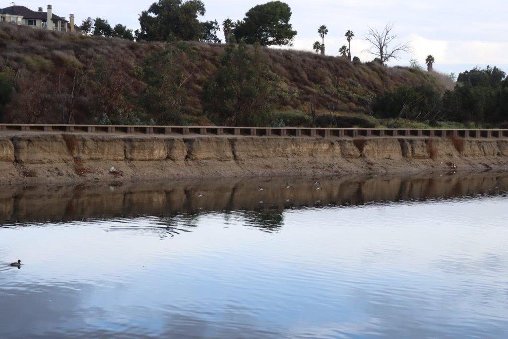 A water body with a wall and trees

Description automatically generated with medium confidence