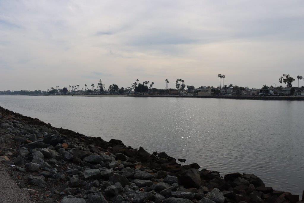 A body of water with rocks and trees in the background

Description automatically generated