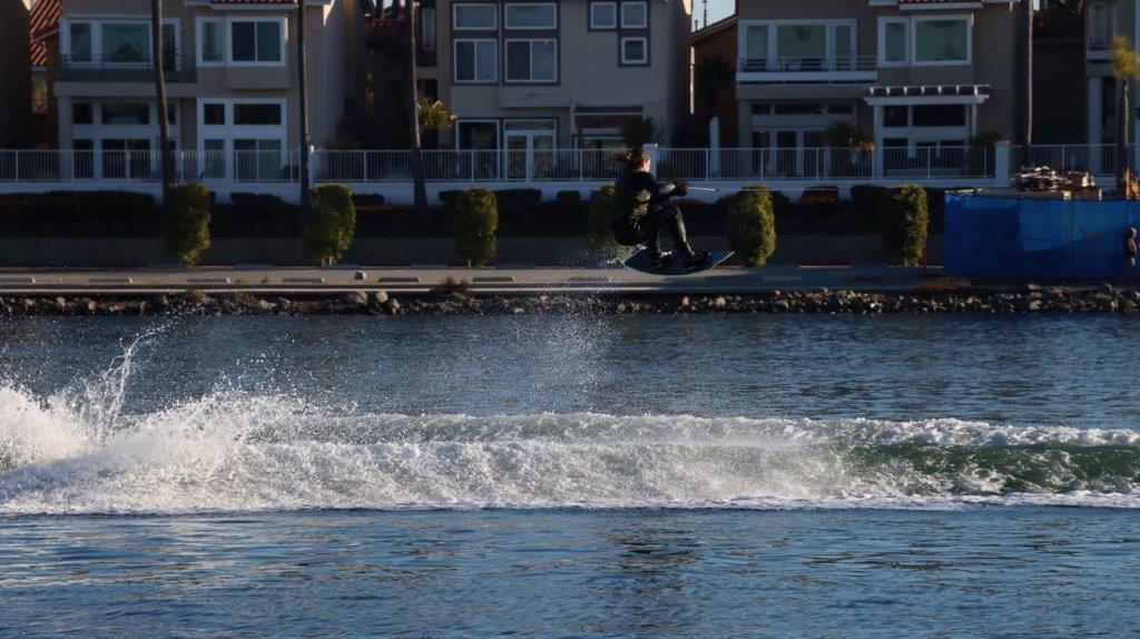 A person on a wakeboard

Description automatically generated
