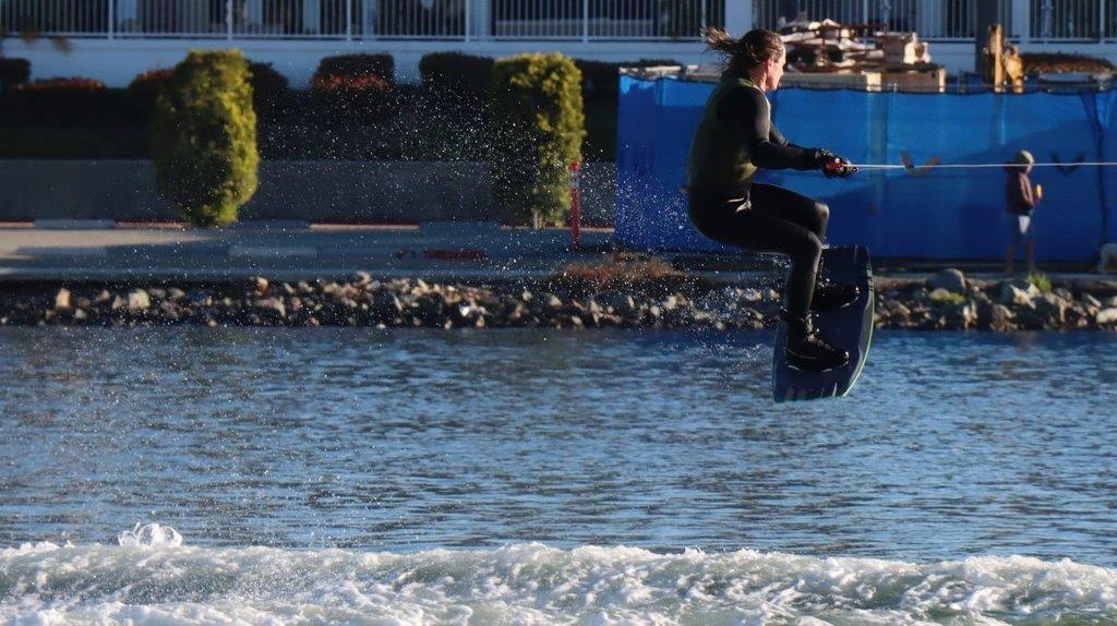 A person on a wake board

Description automatically generated