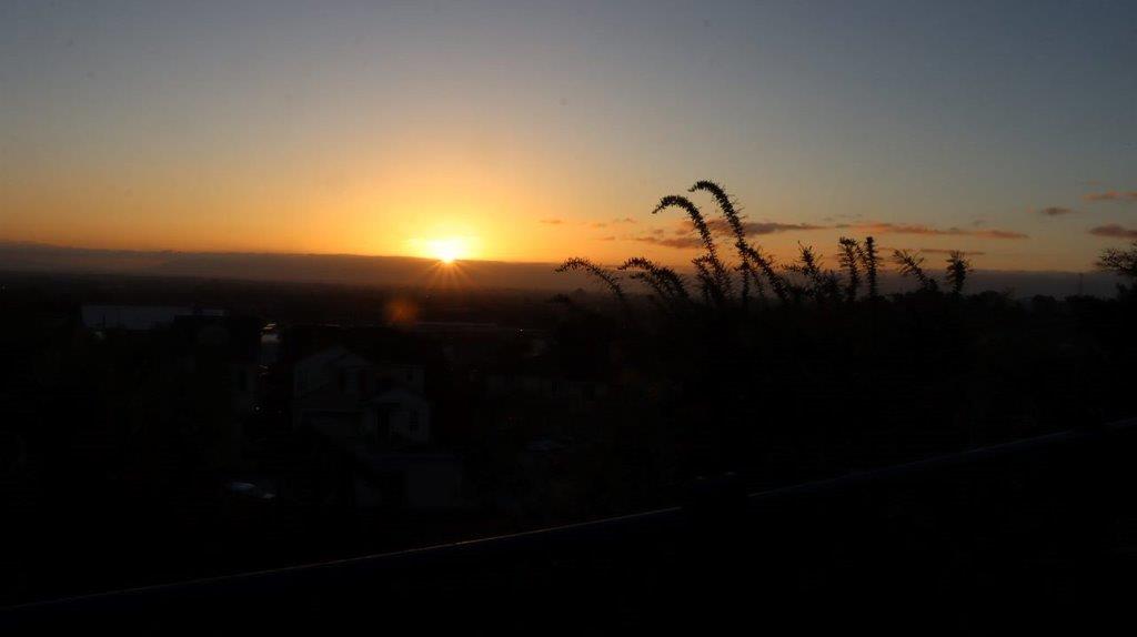 A sunset over a field

Description automatically generated