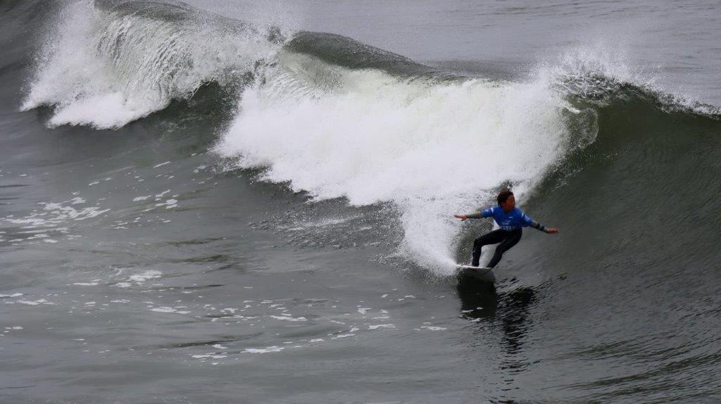 A person surfing on a wave

Description automatically generated