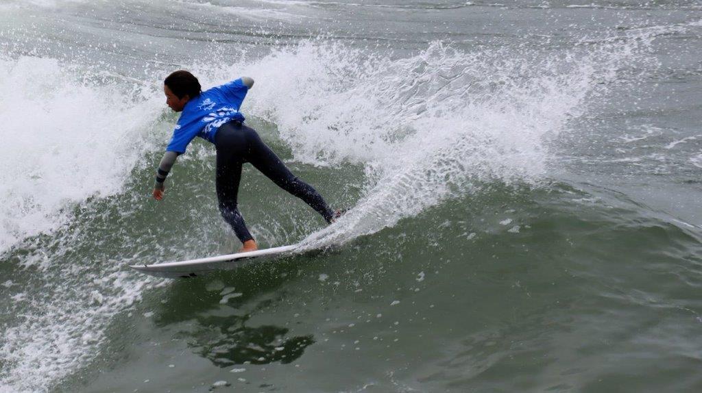 A person surfing on a wave

Description automatically generated