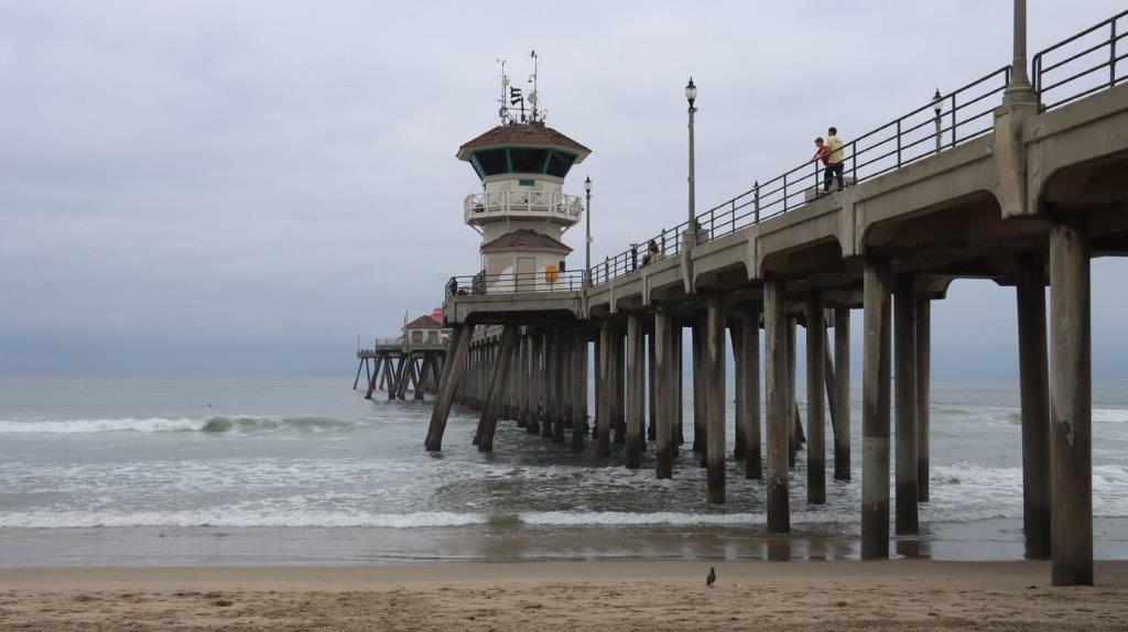 A pier with a tower on it

Description automatically generated